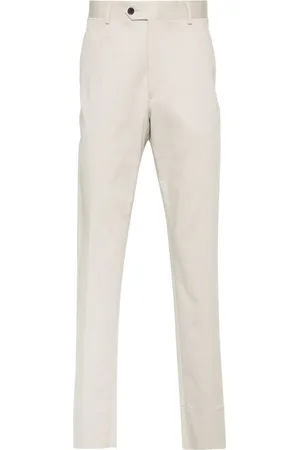 Fursac Pressed-crease chino trousers
