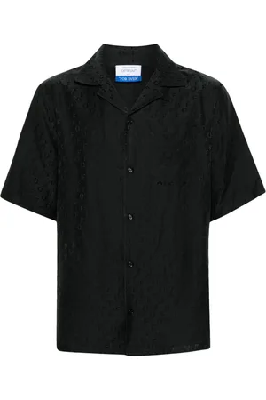 OFF-WHITE Monogram-jacquard shirt