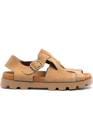 Camper Brutus interwoven suede sandals