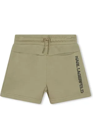 Karl Lagerfeld Logo-print cotton-blend shorts