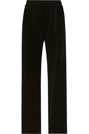 Dolce & Gabbana Velvet elasticated trousers