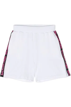 Balmain Logo-print cotton shorts