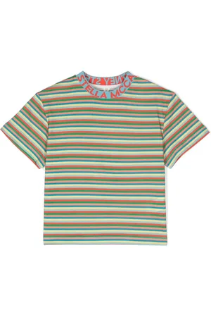 Stella McCartney Striped cotton T-shirt