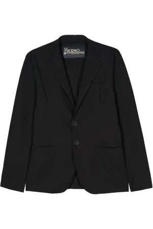 HERNO Single-breasted stretch blazer