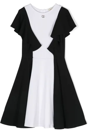 Twin-Set Ruffled-sleeve dress