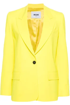 Msgm Single-breasted peak-lapels blazer