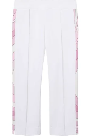Puccini Iride-print cropped trousers