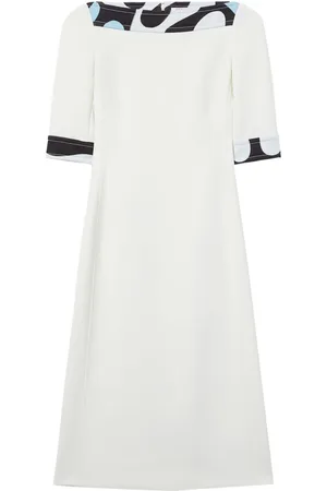 Puccini Leocorno-print A-line dress