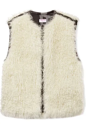 Puccini Iride-print faux-shearling gilet