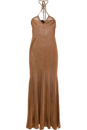 Tom Ford Halterneck flared maxi dress