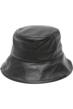 HELEN Whitney leather bucket hat