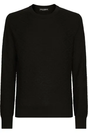 Dolce & Gabbana Diamond-pattern silk jumper