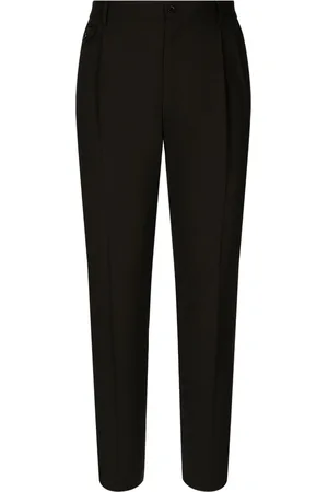 Dolce & Gabbana Tapered-leg box-pleat trousers