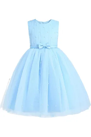 Tulleen Pearl-embellished tulle dress