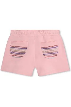 Sonia Rykiel Enfant Rhinestone-embellished cotton shorts