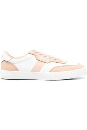Ralph Lauren Court logo-debossed sneakers
