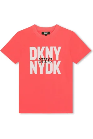 DKNY Reverse logo-print T-shirt
