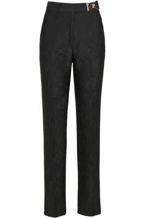 Silvia Tcherassi Orion floral-jacquard trousers