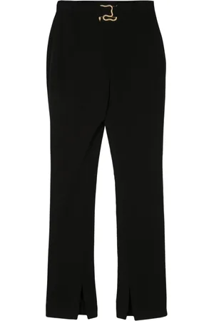 Roberto Cavalli Logo-plaque tailored trousers