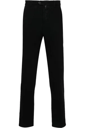 Kiton Mid-rise straight-leg chinos