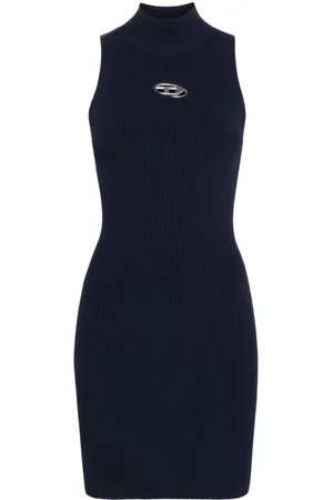 Diesel M-Onervax mock-neck dress