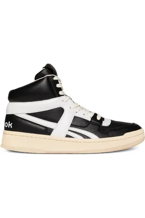 Reebok Logo-patch leather sneakers