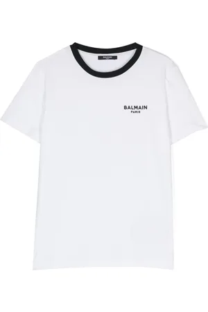 Balmain Logo-embroidered T-shirt