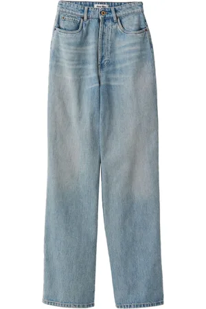 Miu Miu Cotton wide-leg jeans