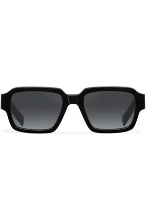 Prada Logo-detail rectangle-frame sunglasses