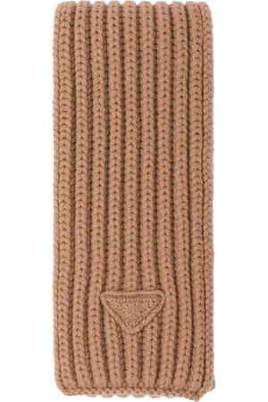 Prada Logo-detail cashmere scarf