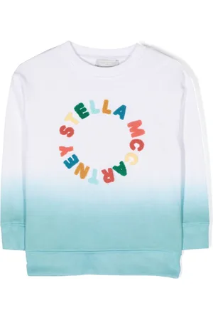 Stella McCartney Logo-patch ombré sweatshirt