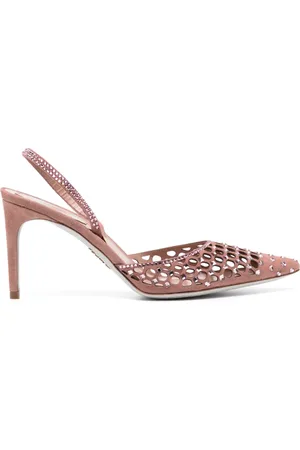 RENE CAOVILLA 80mm crystal-embellished pumps