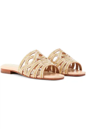 Nícoli Mirelile embellished flat sandals