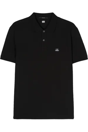 C.P. Company Embroidered logo polo shirt