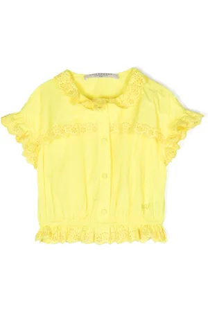 PHILOSOPHY DI LORENZO SERAFINI Embroidered logo ruffled shirt