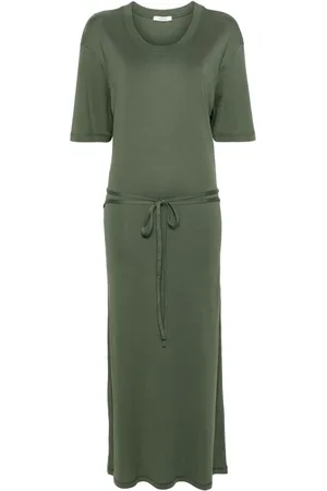 LEMAIRE Belted T-shirt maxi dress