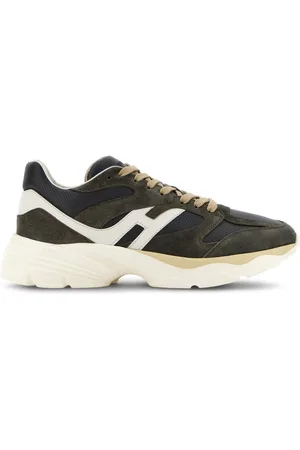 Hogan Panelled suede sneakers