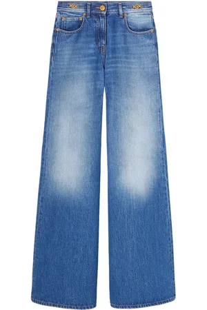VERSACE Medusa 95 mid-rise flared jeans
