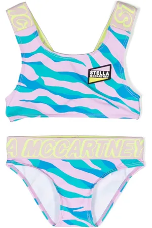 Stella McCartney Zebra-print bikini set