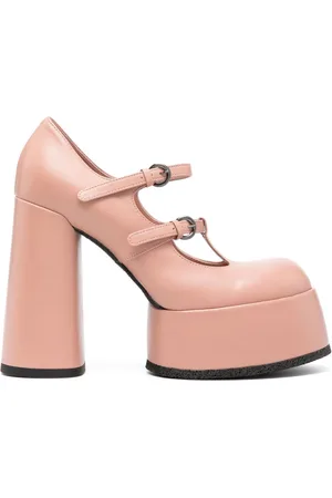 Premiata 120mm cut-out leather pumps