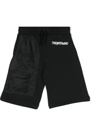 Moschino Logo-embroidered track shorts