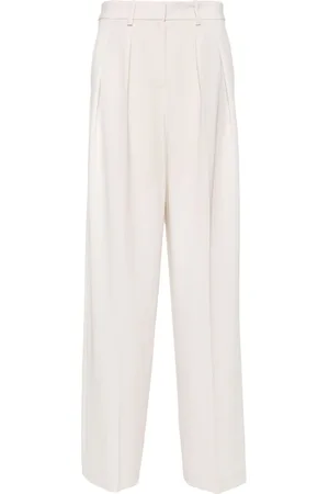 THEORY Pleat-detail palazzo pants