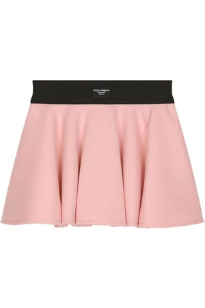 Dolce & Gabbana Logo-appliqué A-line miniskirt