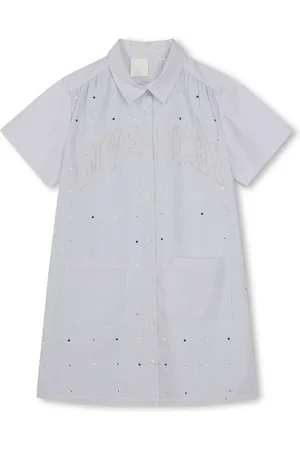 Givenchy Logo-embroidered striped shirtdress