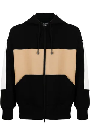 CROQUIS X Neil Barrett colour-block zip-up hoodie