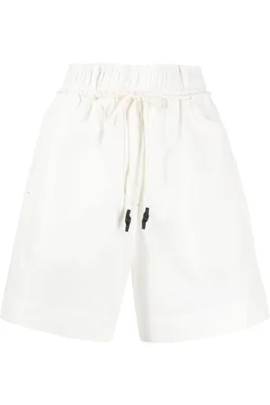 Lee Mathews Drawstring high-waisted shorts