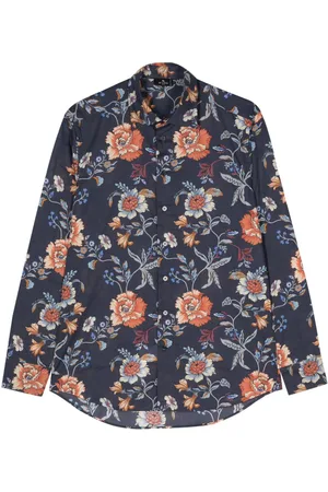 Etro Floral-print cotton shirt
