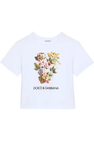 Dolce & Gabbana Floral-print cotton T-shirt