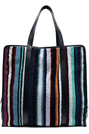 Missoni Striped terry-cloth tote bag