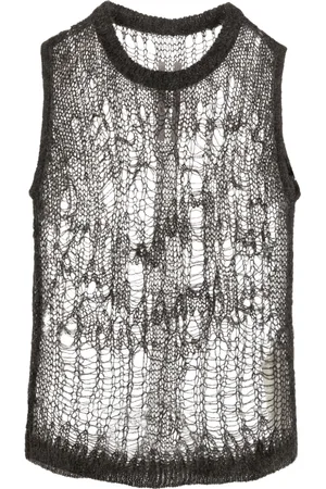 Rick Owens Spider open-knit tank top